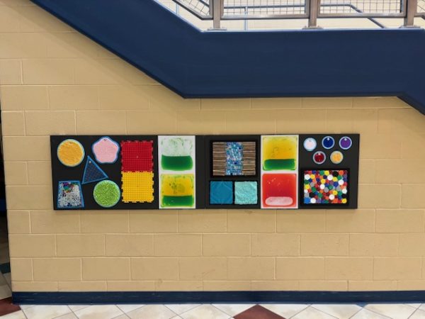 Sensory Wall--Under the Stairs